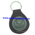 Customized Embossed Leather Key FOB (LK48)